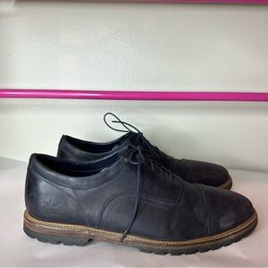 Cole Haan Richardson Navy Blue Leather Oxford Shoes Sz 9 Mens